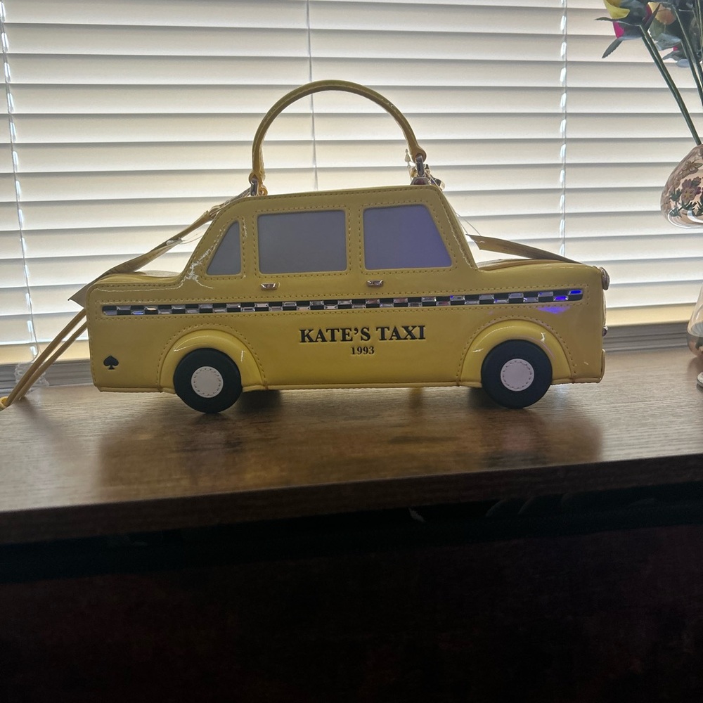 Kate Spade Yellow Taxi Vehicle Toy